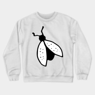 Black and White Flies Crewneck Sweatshirt